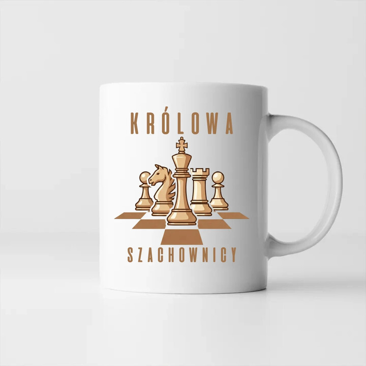 Królowa szachownicy - kubek na prezent