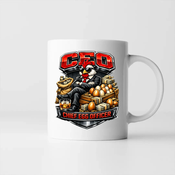 CEO: Chief Egg Officer - kubek na prezent