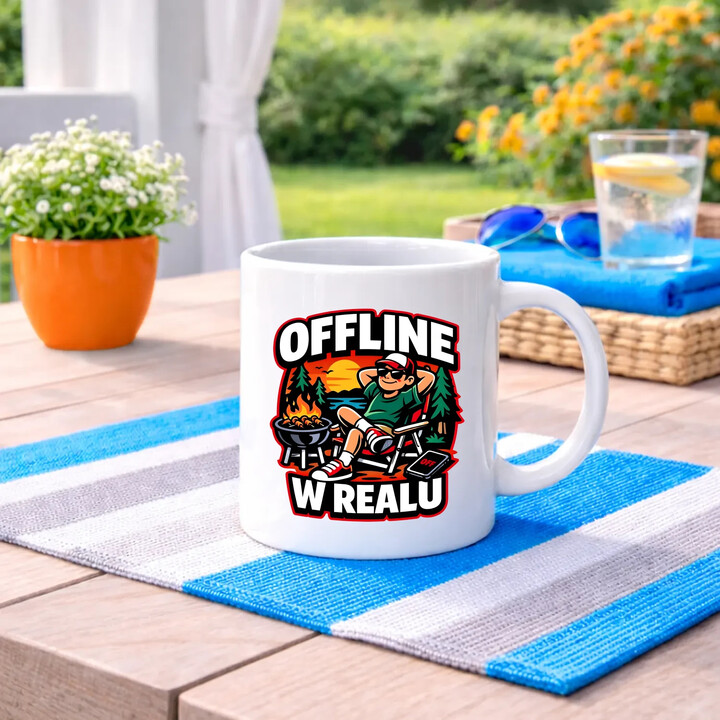 Offline w realu - kubek na prezent