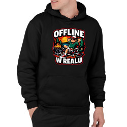 Offline w realu - męska bluza na prezent