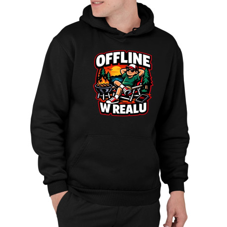 Offline w realu - męska bluza na prezent