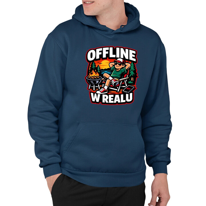 Offline w realu - męska bluza na prezent