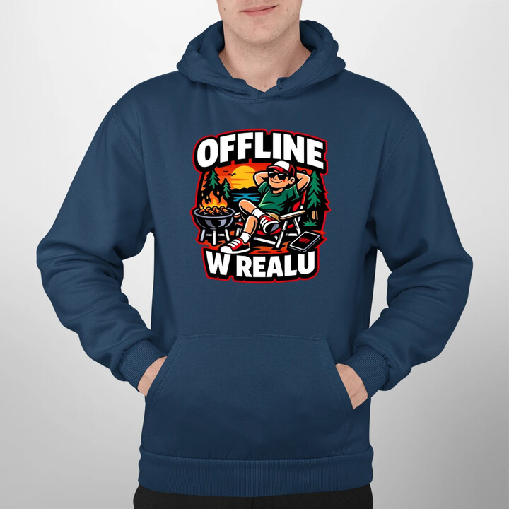 Offline w realu - męska bluza na prezent