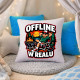 Offline w realu - poduszka na prezent