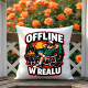 Offline w realu - poduszka na prezent