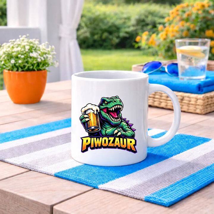 Piwozaur - kubek na prezent