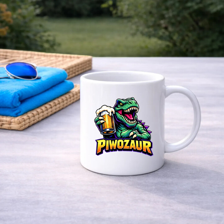 Piwozaur - kubek na prezent