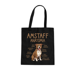 Amstaff anatomia - torba na prezent