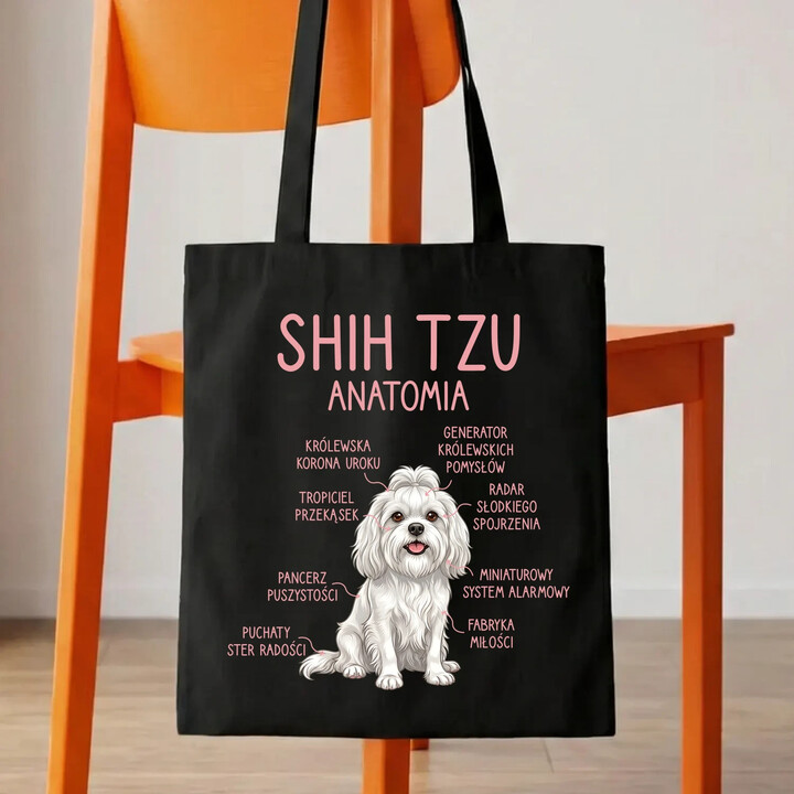 Shih Tzu  anatomia - torba na prezent