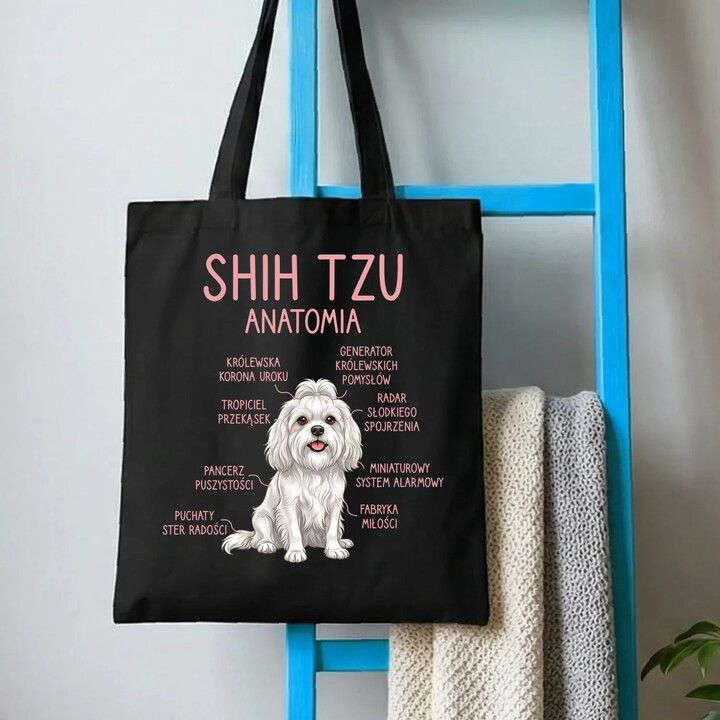 Shih Tzu  anatomia - torba na prezent
