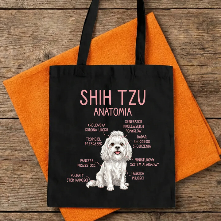 Shih Tzu  anatomia - torba na prezent