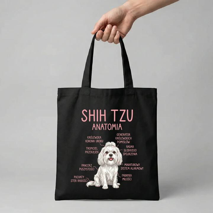 Shih Tzu  anatomia - torba na prezent