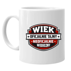 Wiek - oficjalnie tajny, nieoficjalnie widoczny - kubek na prezent
