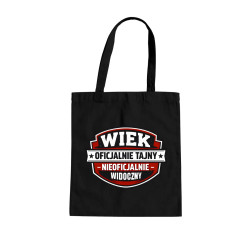 Wiek - oficjalnie tajny, nieoficjalnie widoczny - torba na prezent