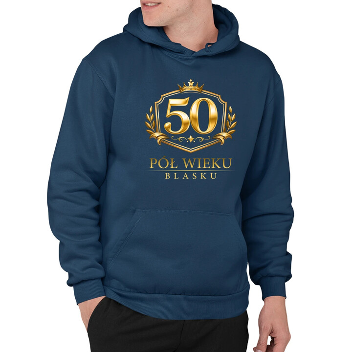50 - pół wieku blasku - męska bluza na prezent