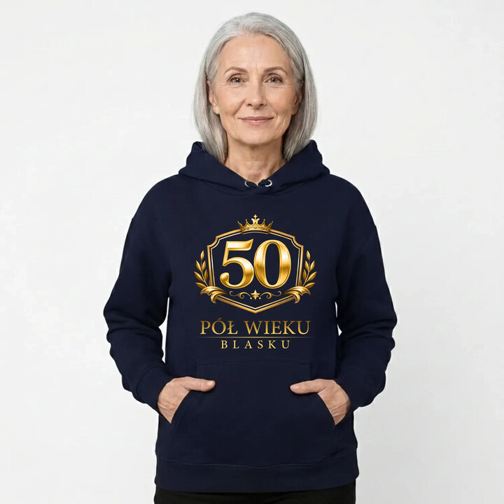 50 - pół wieku blasku - damska bluza na prezent