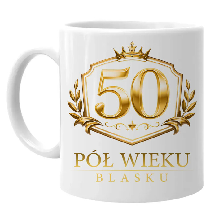 50 - pół wieku blasku - kubek na prezent