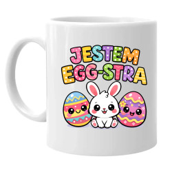 Jestem egg-stra - kubek na prezent