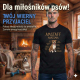 Amstaff anatomia - męska koszulka na prezent