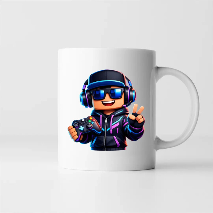 Gamer z padem - kubek na prezent