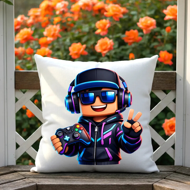 Gamer z padem - poduszka na prezent