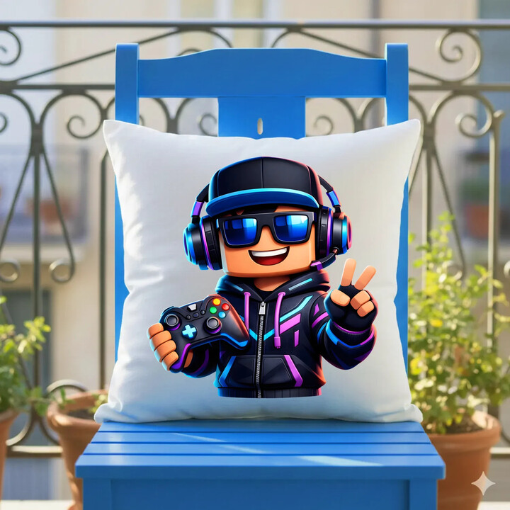 Gamer z padem - poduszka na prezent