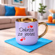 Dobrze że jesteś - elegancki kubek na prezent