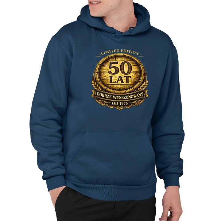 Limited edition 50 lat - dobrze wysezonowany - od 1976 - męska bluza na prezent