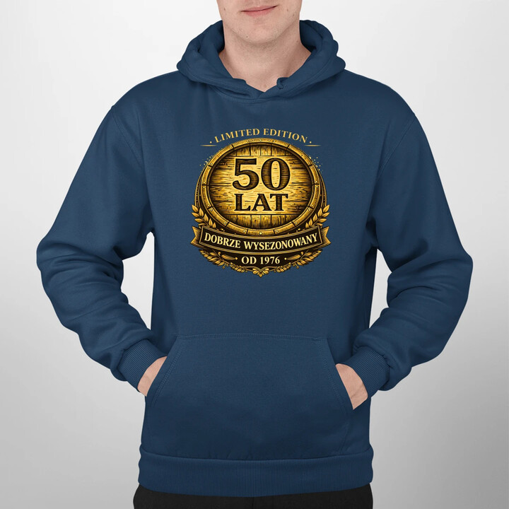 Limited edition 50 lat - dobrze wysezonowany - od 1976 - męska bluza na prezent
