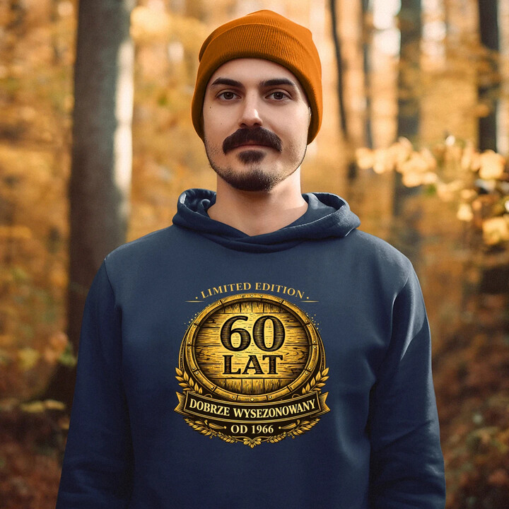 Limited edition 60 lat - dobrze wysezonowany - od 1966 - męska bluza na prezent