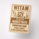 Witam w moim warsztacie - drewniana tabliczka z grawerem