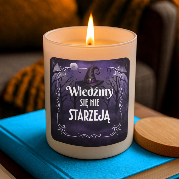 Wiedźmy się nie starzeją - świeczka zapachowa na prezent
