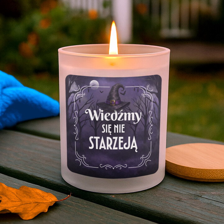 Wiedźmy się nie starzeją - świeczka zapachowa na prezent