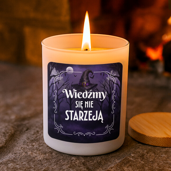 Wiedźmy się nie starzeją - świeczka zapachowa na prezent