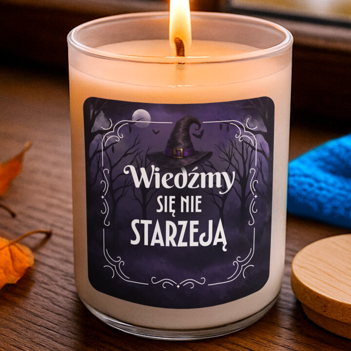 Wiedźmy się nie starzeją - świeczka zapachowa na prezent