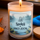 Spokój ma zapach jeziora - świeczka zapachowa na prezent