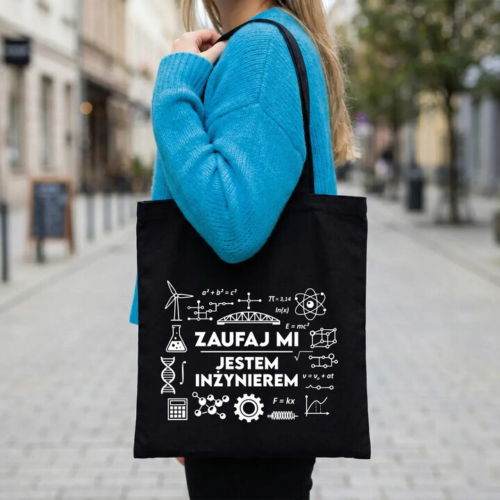 Zaufaj mi - jestem inżynierem - torba na prezent