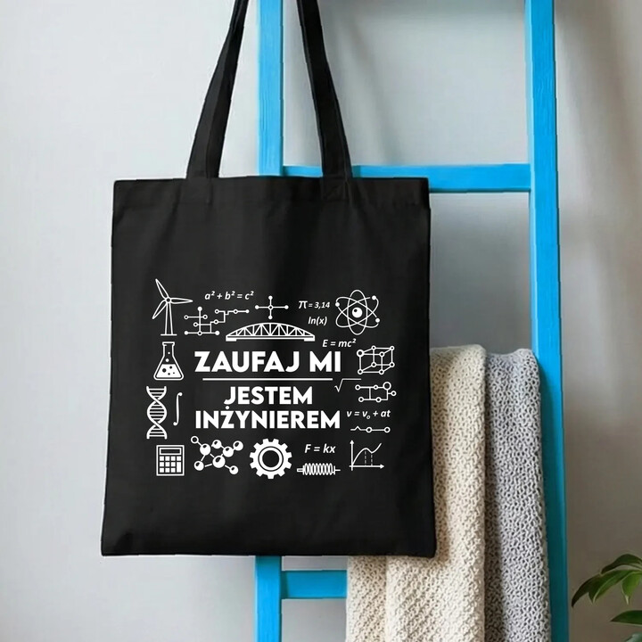Zaufaj mi - jestem inżynierem - torba na prezent