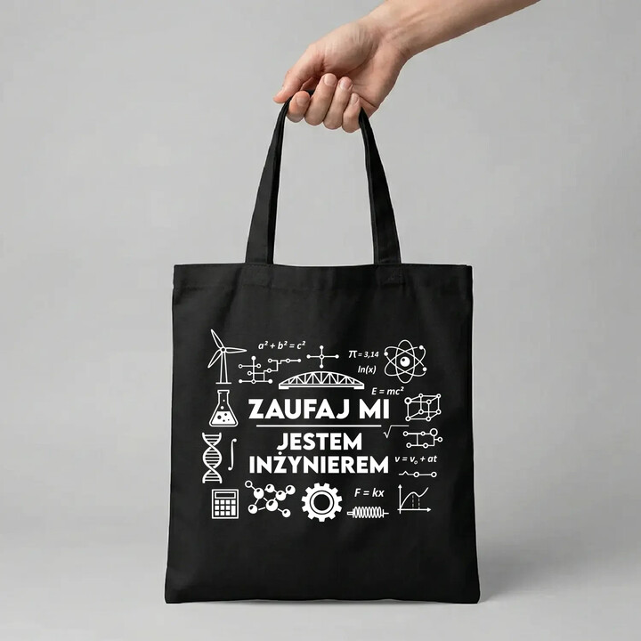 Zaufaj mi - jestem inżynierem - torba na prezent