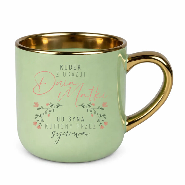 Kubek z okazji dnia matki od syna kupiony przez synową - elegancki kubek na prezent