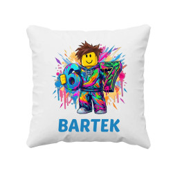 Six seven - 67 - imię - inspirowane Roblox - poduszka na prezent - produkt personalizowany