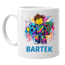 Six seven - 67 - imię - inspirowane Roblox - kubek na prezent - produkt personalizowany