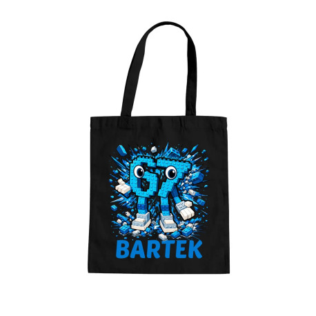 Six seven - 67 - imię - torba na prezent - produkt personalizowany