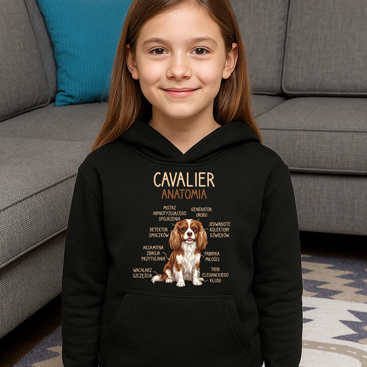 Cavalier - anatomia - dziecięca bluza na prezent