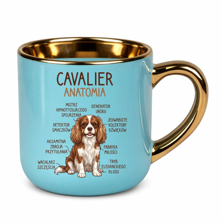 Cavalier – anatomia - elegancki kubek na prezent