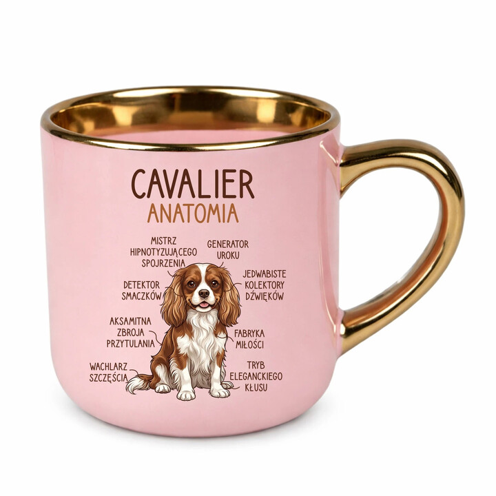Cavalier - anatomia - elegancki kubek na prezent