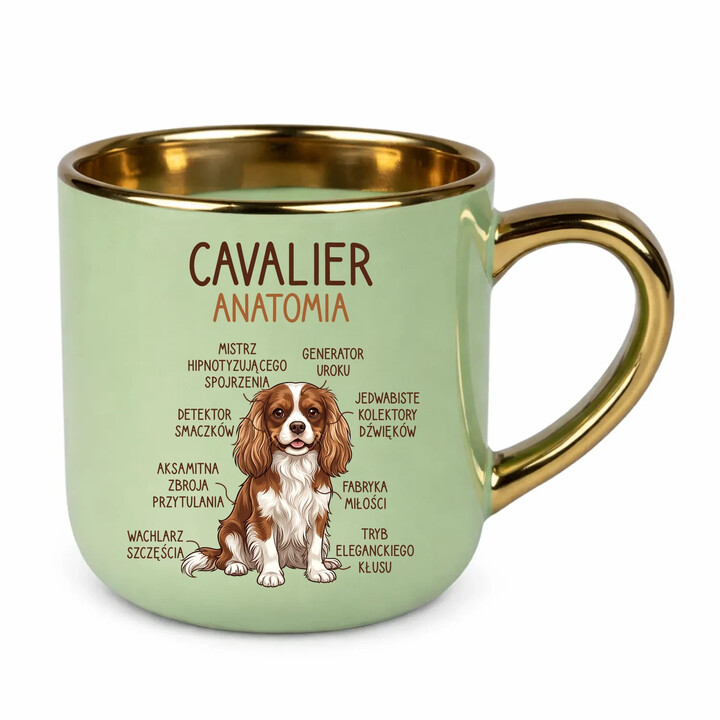 Cavalier - anatomia - elegancki kubek na prezent