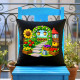 Grow a garden - czarna poduszka na prezent