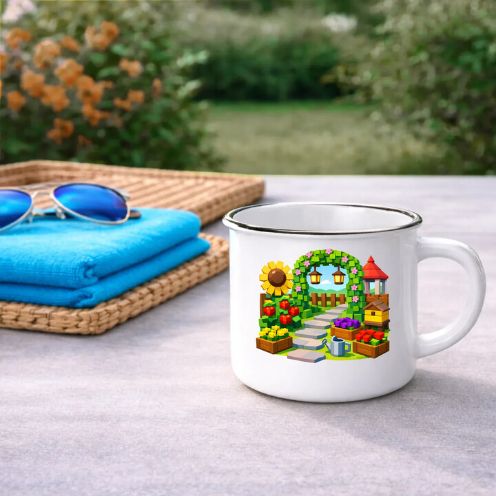 Grow a garden - kubek emaliowany na prezent