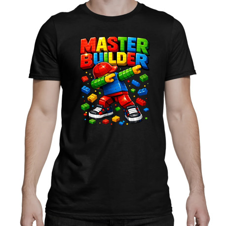 Master builder - męska koszulka na prezent